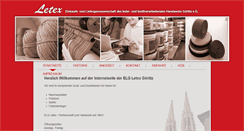 Desktop Screenshot of elg-letex.de