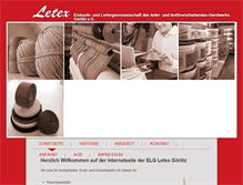 Tablet Screenshot of elg-letex.de